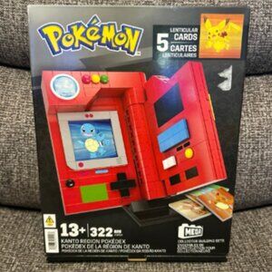 NIB Pokemon Pokedex Mega Blox New in Box Building Set Kanto